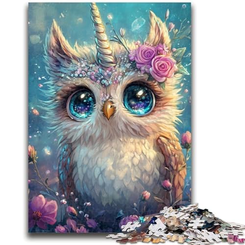 Puzzle 1000 Teile für Teenager-Geschenke, süße Eule, für Kinder ab 14 Jahren, Quizspiel, Spaß für Zuhause, Geburtstagsgeschenk, Reisegeschenk, 50x75cm Puzzle 1000 Teile für Teenager-Geschenke, süße Eule, für Kinder ab 14 Jahren, Quizspiel, Spaß für Zuhause, Geburtstagsgeschenk, Reisegeschenk, 50x75cm von LYXIANY
