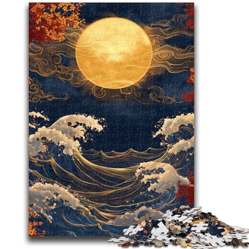 Puzzle 1000 Teile für Teenager-Geschenke Japanische Wellen Lernspiel Herausforderung Spielzeug Wanddekoration Einzigartige Geburtstags 38x26cm Puzzle 1000 Teile für Teenager-Geschenke Japanische Wellen Lernspiel Herausforderung Spielzeug Wanddekoration Einzigartige Geburtstags 38x26cm von LYXIANY