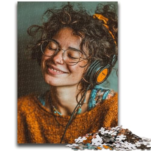Puzzle 1000 Teile für Teenager-Geschenke Mädchen Musik hören Lernspielzeug zum Lernen ganze Familie 50x75cm Puzzle 1000 Teile für Teenager-Geschenke Mädchen Musik hören Lernspielzeug zum Lernen ganze Familie 50x75cm von LYXIANY