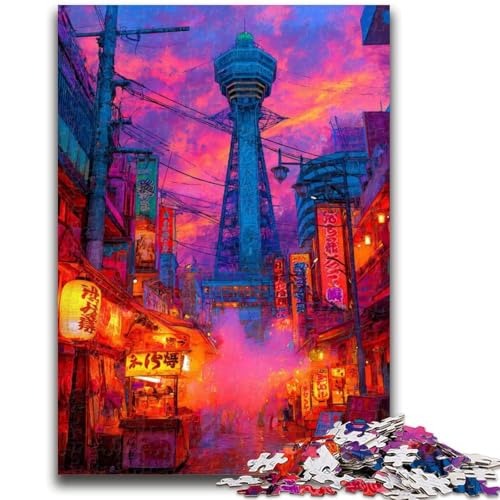 Puzzle 1000 Teile für Teenager im japanischen Stil, Spielzeug, Denkspiel zur Heimdekoration, für Kinder ab 14 Jahren, 50x75cm Puzzle 1000 Teile für Teenager im japanischen Stil, Spielzeug, Denkspiel zur Heimdekoration, für Kinder ab 14 Jahren, 50x75cm von LYXIANY