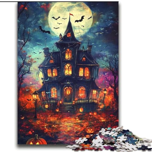 Puzzle 2000 Teile für Erwachsene, Halloween-Schloss, Lernspielzeug, einzigartige Heimdekoration und Geschenke für Kinder ab 14 Jahren, 70x100cm Puzzle 2000 Teile für Erwachsene, Halloween-Schloss, Lernspielzeug, einzigartige Heimdekoration und Geschenke für Kinder ab 14 Jahren, 70x100cm von LYXIANY