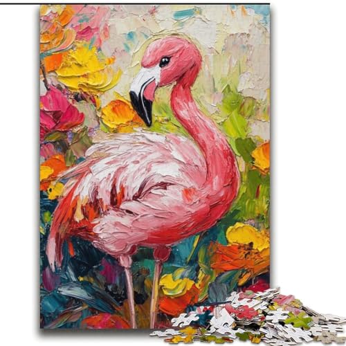 Puzzle 2000 Teile für Erwachsene, Ölgemälde, Flamingo, Denksportaufgabe, Wanddekoration, einzigartige Geburtstags, 70x100cm Puzzle 2000 Teile für Erwachsene, Ölgemälde, Flamingo, Denksportaufgabe, Wanddekoration, einzigartige Geburtstags, 70x100cm von LYXIANY