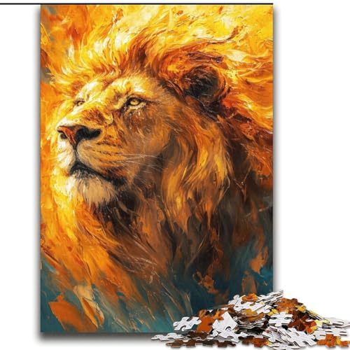 Puzzle 2000 Teile für Erwachsene, schöner Löwe, Lernspielzeug, Familienspiele, stärkt die Liebe zwischen Paaren, 70x100cm Puzzle 2000 Teile für Erwachsene, schöner Löwe, Lernspielzeug, Familienspiele, stärkt die Liebe zwischen Paaren, 70x100cm von LYXIANY