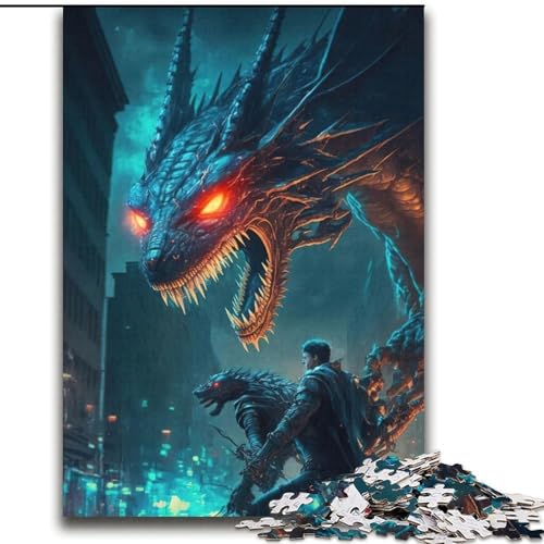 Puzzle 2000 Teile für Erwachsene Drache für und ab 14 Jahren Mitmachspiel Weihnachtsspiel Geschenke 70x100cm von LYXIANY