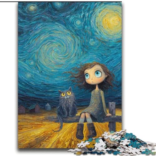 Puzzle 2000 Teile für Erwachsene Sternenhimmel für und ab 14 Jahren Mitmachspiel Weihnachtsspiel Geschenke 70x100cm von LYXIANY
