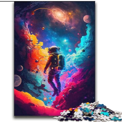 Puzzle 2000 Teile für Jugendliche Astronaut für und ab 14 Jahren Mitmachspiel Weihnachtsspiel Geschenke 70x100cm von LYXIANY