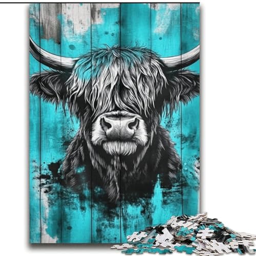 Puzzle 2000 Teile für Jugendliche Yak für und ab 14 Jahren Mitmachspiel Weihnachtsspiel Geschenke 70x100cm von LYXIANY