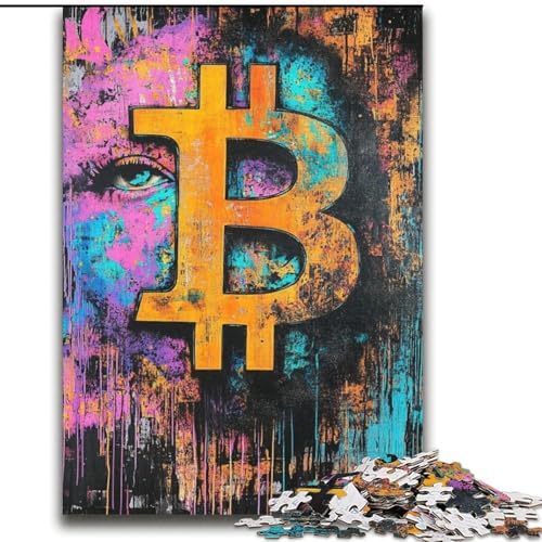 Puzzle 2000 Teile für Teenager, Bitcoin-Spielzeug, Denkspiel zur Heimdekoration, für Kinder ab 14 Jahren, 70x100cm Puzzle 2000 Teile für Teenager, Bitcoin-Spielzeug, Denkspiel zur Heimdekoration, für Kinder ab 14 Jahren, 70x100cm von LYXIANY
