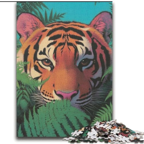 Puzzle 2000 Teile für Teenager, Dschungeltiger-Spielzeug, Denkspiel zur Heimdekoration, für Kinder ab 14 Jahren, 70x100cm Puzzle 2000 Teile für Teenager, Dschungeltiger-Spielzeug, Denkspiel zur Heimdekoration, für Kinder ab 14 Jahren, 70x100cm von LYXIANY