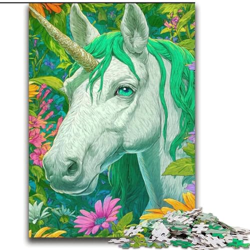 Puzzle 2000 Teile für Teenager, Einhorn, dekomprimierend, intellektuelles Lernspielzeug, perfekte Dekoration, 70x100cm von LYXIANY
