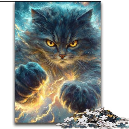 Puzzle 2000 Teile für Teenager, Fantasiekatze, Spielzeug, Lernspiele, Stressabbau, einzigartige Heimdekoration und Geschenke, 70x100cm Puzzle 2000 Teile für Teenager, Fantasiekatze, Spielzeug, Lernspiele, Stressabbau, einzigartige Heimdekoration und Geschenke, 70x100cm von LYXIANY