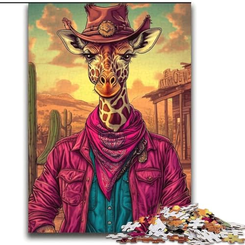Puzzle 2000 Teile für Teenager, Giraffen-Kunstspielzeug, Denkspiel zur Heimdekoration, für Kinder ab 14 Jahren, 70x100cm von LYXIANY