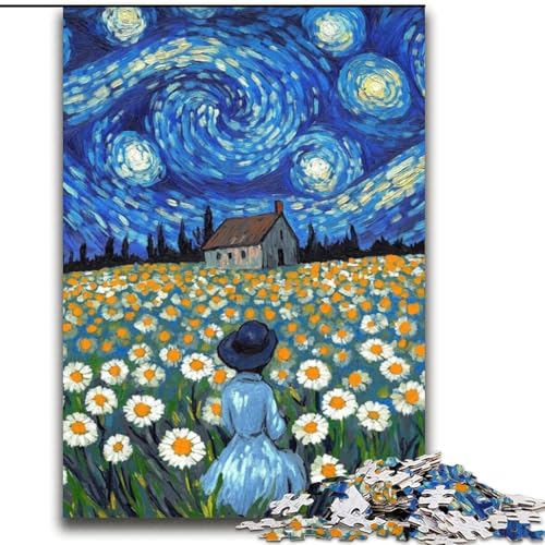 Puzzle 2000 Teile für Teenager, Löwenzahn unter dem Nachthimmel, Spielzeug, Denkspiel für die Heimdekoration, für Kinder ab 14 Jahren, 70x100cm Puzzle 2000 Teile für Teenager, Löwenzahn unter dem Nachthimmel, Spielzeug, Denkspiel für die Heimdekoration, für Kinder ab 14 Jahren, 70x100cm von LYXIANY