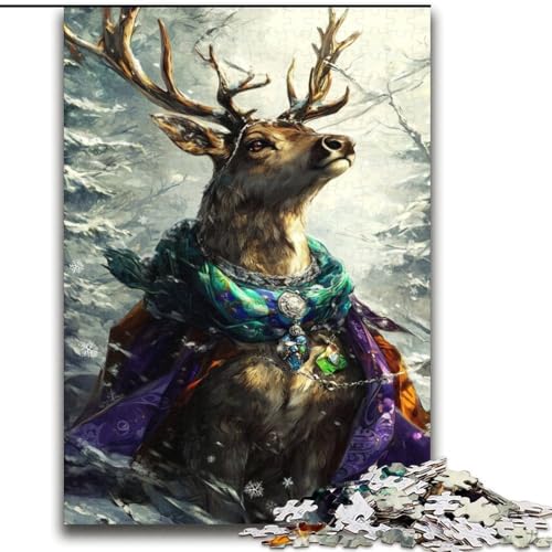 Puzzle 2000 Teile für Teenager, Magisches Hirschspielzeug, Denkspiel zur Heimdekoration, für Kinder ab 14 Jahren, 70x100cm von LYXIANY