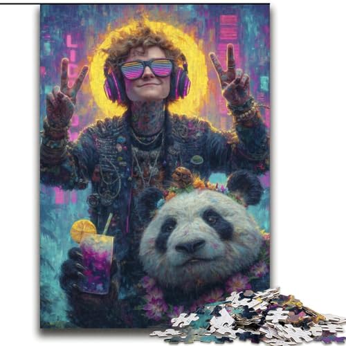 Puzzle 2000 Teile für Teenager, Panda-Kunst, Familienspiel, Stressabbau, schwierige Herausforderung, stärkt die Liebe zwischen Paaren, 70x100cm Puzzle 2000 Teile für Teenager, Panda-Kunst, Familienspiel, Stressabbau, schwierige Herausforderung, stärkt die Liebe zwischen Paaren, 70x100cm von LYXIANY