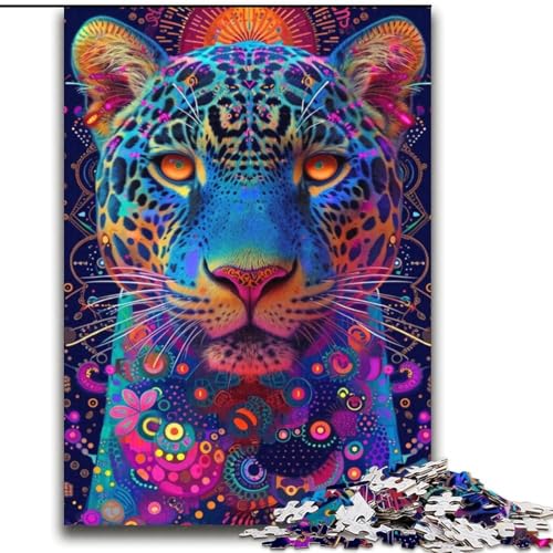 Puzzle 2000 Teile für Teenager, Psychedelisches Jaguar-Spielzeug, Denkspiel zur Heimdekoration, für Kinder ab 14 Jahren, 70x100cm Puzzle 2000 Teile für Teenager, Psychedelisches Jaguar-Spielzeug, Denkspiel zur Heimdekoration, für Kinder ab 14 Jahren, 70x100cm von LYXIANY