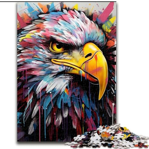Puzzle Adler-Graffiti, Papppuzzle, 26x38cm, anspruchsvolles Denkspiel, Familienaktivität, Heimdekoration Puzzle Adler-Graffiti, Papppuzzle, 26x38cm, anspruchsvolles Denkspiel, Familienaktivität, Heimdekoration von LYXIANY