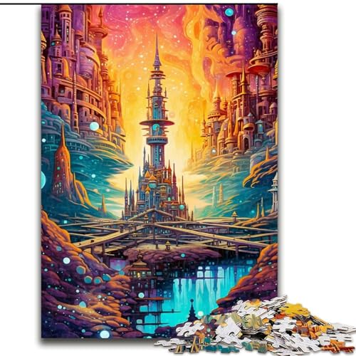 Puzzle Amazing Towers. Holzpuzzle für Erwachsene, Größe 50x75cm, Eltern, Partner, Freunde – ab 14 Jahren Puzzle Amazing Towers. Holzpuzzle für Erwachsene, Größe 50x75cm, Eltern, Partner, Freunde – ab 14 Jahren von LYXIANY
