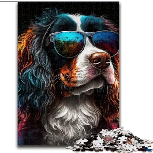 Puzzle Art Bunte Hunde Holzpuzzle für Erwachsene, Größe 50x75cm, Eltern, Partner, Freunde – ab 14 Jahren Puzzle Art Bunte Hunde Holzpuzzle für Erwachsene, Größe 50x75cm, Eltern, Partner, Freunde – ab 14 Jahren von LYXIANY