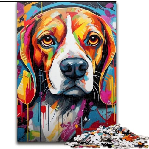 Puzzle Beagle aus Holz, 50x75cm, anspruchsvolles Denkspiel, Familienaktivität, Heimdekoration Puzzle Beagle aus Holz, 50x75cm, anspruchsvolles Denkspiel, Familienaktivität, Heimdekoration von LYXIANY