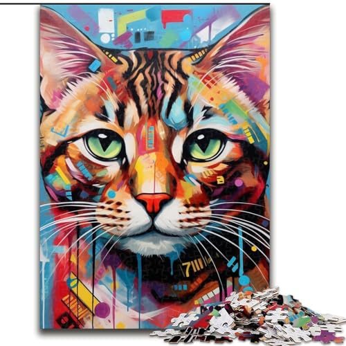 Puzzle Bengalkatze, Papppuzzle, 26x38cm, anspruchsvolles Denkspiel, Familienaktivität, Heimdekoration Puzzle Bengalkatze, Papppuzzle, 26x38cm, anspruchsvolles Denkspiel, Familienaktivität, Heimdekoration von LYXIANY