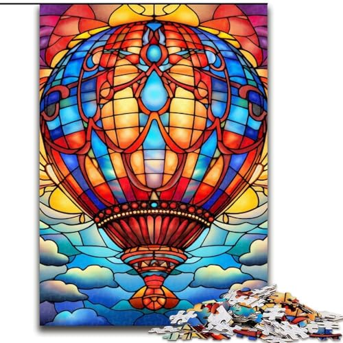 Puzzle Heißluftballon, Holzpuzzle, 50x75cm, anspruchsvolles Denkspiel, Familienaktivität, Heimdekoration Puzzle Heißluftballon, Holzpuzzle, 50x75cm, anspruchsvolles Denkspiel, Familienaktivität, Heimdekoration von LYXIANY