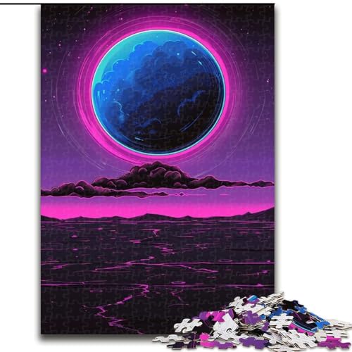 Puzzle Neon Planet, Holzpuzzle für Erwachsene, Größe 50x75cm, Eltern, Partner, Freunde – ab 14 Jahren Puzzle Neon Planet, Holzpuzzle für Erwachsene, Größe 50x75cm, Eltern, Partner, Freunde – ab 14 Jahren von LYXIANY