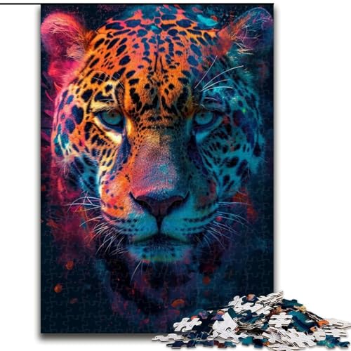 Puzzle Psychadelic Jaguar, Holzpuzzle für Erwachsene, Größe 50x75cm, Eltern, Partner, Freunde – ab 14 Jahren Puzzle Psychadelic Jaguar, Holzpuzzle für Erwachsene, Größe 50x75cm, Eltern, Partner, Freunde – ab 14 Jahren von LYXIANY