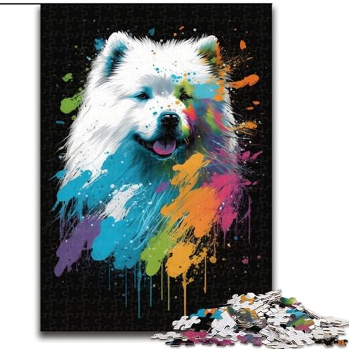Puzzle Samojede, Bunte Holzpuzzles für Erwachsene, Größe 50x75cm, Eltern, Partner, Freunde – ab 14 Jahren Puzzle Samojede, Bunte Holzpuzzles für Erwachsene, Größe 50x75cm, Eltern, Partner, Freunde – ab 14 Jahren von LYXIANY