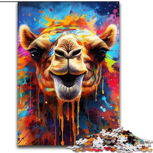 Puzzle aus Kamelkarton, 26x38cm, anspruchsvolles Denkspiel, Familienaktivität, Heimdekoration Puzzle aus Kamelkarton, 26x38cm, anspruchsvolles Denkspiel, Familienaktivität, Heimdekoration von LYXIANY
