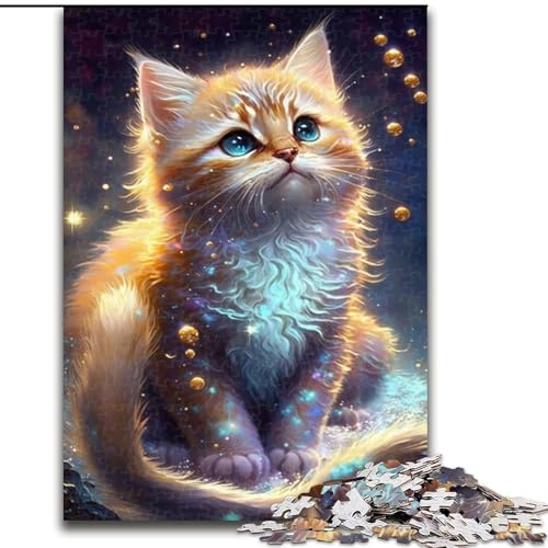 Puzzle für 1000 Teile, Katzen-Kartonpuzzle, Größe 38x26cm, Familie und Freunde, geeignet für Kinder ab 14 Jahren von LYXIANY