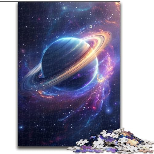 Puzzle für 1000 Teile, Planet, Bunte Polarlichter, Puzzle, 1000 Teile, Kunstwerk, Dekor, Intelligenzspielzeug für Familien-Indoor-Spiele, Größe 26x38cm Puzzle für 1000 Teile, Planet, Bunte Polarlichter, Puzzle, 1000 Teile, Kunstwerk, Dekor, Intelligenzspielzeug für Familien-Indoor-Spiele, Größe 26x38cm von LYXIANY
