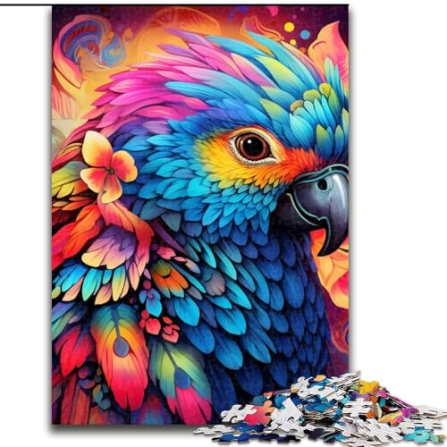 Puzzle für 1000 Teile, Tiere, Vögel, Papageien, Puzzles für Erwachsene, Geschenk, DIY-Spaß, geeignet für die Dekoration von Zuhause, Wohnzimmer, Büro, Größe 50x75cm Puzzle für 1000 Teile, Tiere, Vögel, Papageien, Puzzles für Erwachsene, Geschenk, DIY-Spaß, geeignet für die Dekoration von Zuhause, Wohnzimmer, Büro, Größe 50x75cm von LYXIANY