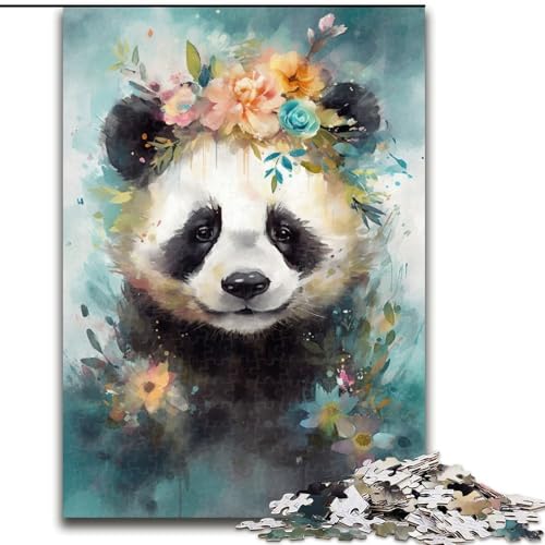 Puzzle für Erwachsene, 1000 Bunte Baby-Panda-Puzzles für Erwachsene, Größe 38x26cm, für Teenager und Familienspaß – DIY-Denkspiel als Geschenk von LYXIANY