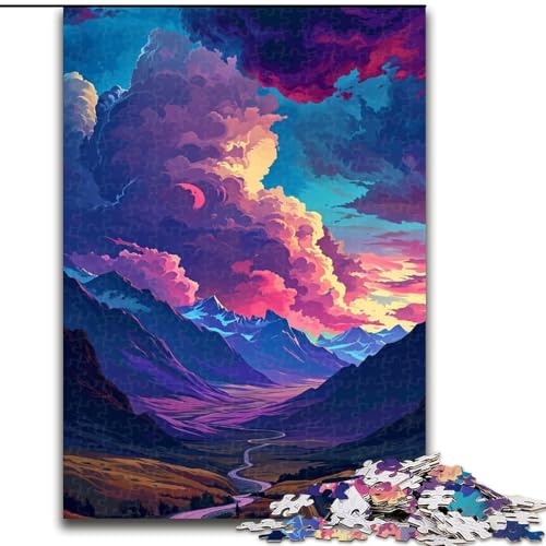 Puzzle für Erwachsene, 1000 Bunte Straßen im Berg, Puzzles für Erwachsene, Größe 38x26cm, für Teenager und Familienspaß – DIY-Denkspiel als Geschenk Puzzle für Erwachsene, 1000 Bunte Straßen im Berg, Puzzles für Erwachsene, Größe 38x26cm, für Teenager und Familienspaß – DIY-Denkspiel als Geschenk von LYXIANY