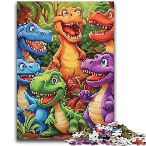 Puzzle für Erwachsene, 1000 Dinosaurier-Lernspiele, Heimdekoration, Lernspiel für Geburtstag, Weihnachten, 38x26cm Puzzle für Erwachsene, 1000 Dinosaurier-Lernspiele, Heimdekoration, Lernspiel für Geburtstag, Weihnachten, 38x26cm von LYXIANY