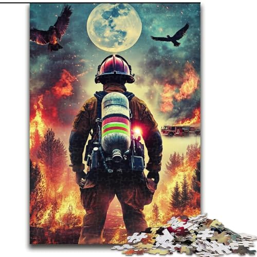 Puzzle für Erwachsene, 1000 Feuerwehrmann-Puzzle aus Holz, anspruchsvolles Denkspiel für Teenager, Familienspaß, interaktives Spiel, Größe 50x75cm Puzzle für Erwachsene, 1000 Feuerwehrmann-Puzzle aus Holz, anspruchsvolles Denkspiel für Teenager, Familienspaß, interaktives Spiel, Größe 50x75cm von LYXIANY