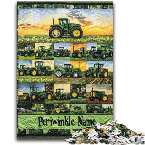 Puzzle für Erwachsene, 1000 Puzzles, Bauernhof-Geräte, Traktor-Spielzeug, Lernspiele, Stressabbau, Künstlersammlung, Bildende Kunst, 50x75cm von LYXIANY