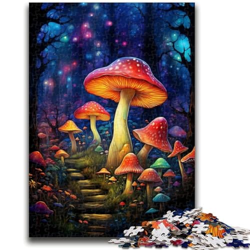 Puzzle für Erwachsene, 1000 Puzzles, Bunte Pilzkunst, für Alter 14+, Lernspiele für Erwachsene und Jugendliche, Kunstwerk, Geschenk, 50x75cm Puzzle für Erwachsene, 1000 Puzzles, Bunte Pilzkunst, für Alter 14+, Lernspiele für Erwachsene und Jugendliche, Kunstwerk, Geschenk, 50x75cm von LYXIANY