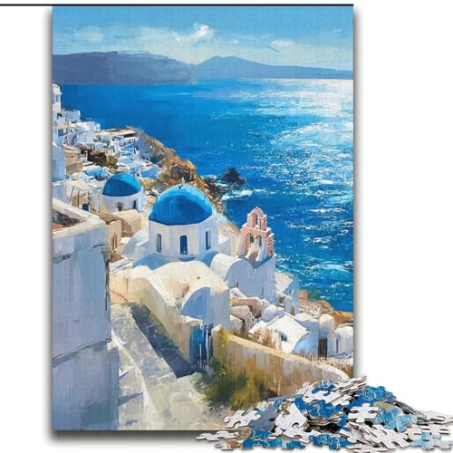 Puzzle für Erwachsene, 1000 Puzzles, Ölgemäldekunst, anspruchsvolles Spiel und Familienspiel, Lernspiel zum Geburtstag, Weihnachten, 38x52cm von LYXIANY