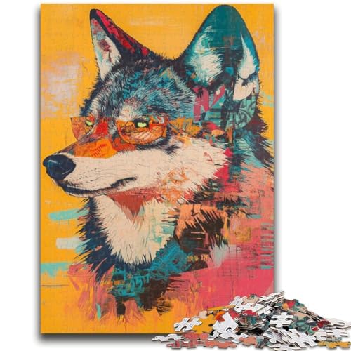 Puzzle für Erwachsene, 1000 Puzzles, Wolf, für 14+, einzigartiges Herausforderungsspiel, Familienspiele, Weihnachts- und Geburtstagsgeschenke, 26x38cm Puzzle für Erwachsene, 1000 Puzzles, Wolf, für 14+, einzigartiges Herausforderungsspiel, Familienspiele, Weihnachts- und Geburtstagsgeschenke, 26x38cm von LYXIANY