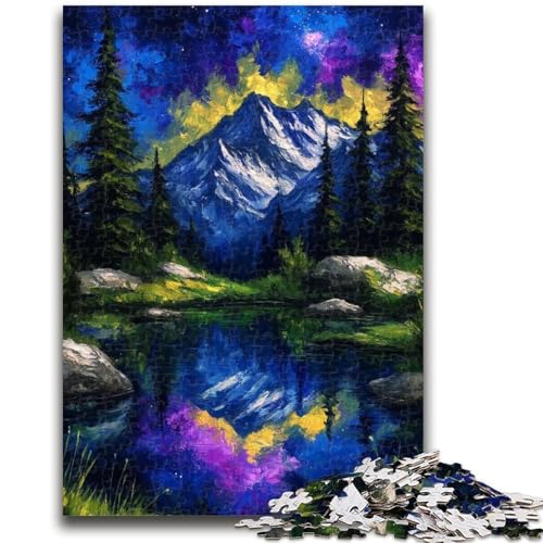 Puzzle für Erwachsene, 1000 Puzzles, geheimnisvolle Berge, Denksportspiel, Wanddekoration, einzigartige Geburtstags, 26x38cm von LYXIANY