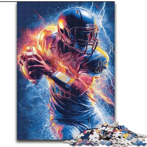 Puzzle für Erwachsene, 1000 Rugby-Spieler-Puzzle, anspruchsvolles Denkspiel, Familienaktivität, Heimdekoration, (Größe 26x38cm) von LYXIANY