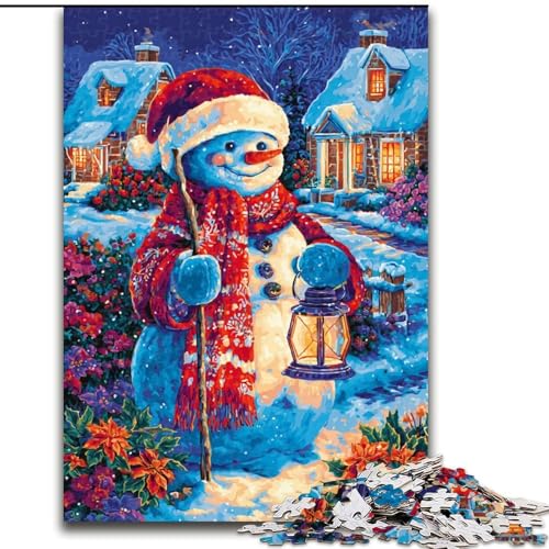 Puzzle für Erwachsene, 1000 Schneemänner aus Karton, für Teenager ab 14 Jahren, Heimdekoration, Größe 38x26cm, DIY-Kunstdekor Puzzle für Erwachsene, 1000 Schneemänner aus Karton, für Teenager ab 14 Jahren, Heimdekoration, Größe 38x26cm, DIY-Kunstdekor von LYXIANY