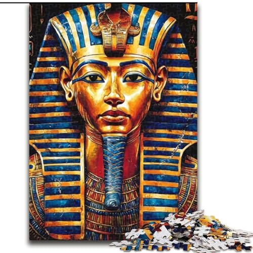 Puzzle für Erwachsene, 1000 Teile, Ägyptischer Pharao, Spielzeug, Lernspiele, Stressabbau, tolle Geschenke und Spielzeuge, 50x75cm Puzzle für Erwachsene, 1000 Teile, Ägyptischer Pharao, Spielzeug, Lernspiele, Stressabbau, tolle Geschenke und Spielzeuge, 50x75cm von LYXIANY