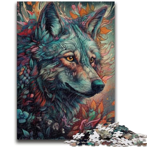 Puzzle für Erwachsene, 1000 Teile, Abstrakter Wolf, für Alter 14+, Quizspiel, Spaß bei Heimaktivitäten, Geburtstagsgeschenk, Reisegeschenke, 50x75cm Puzzle für Erwachsene, 1000 Teile, Abstrakter Wolf, für Alter 14+, Quizspiel, Spaß bei Heimaktivitäten, Geburtstagsgeschenk, Reisegeschenke, 50x75cm von LYXIANY