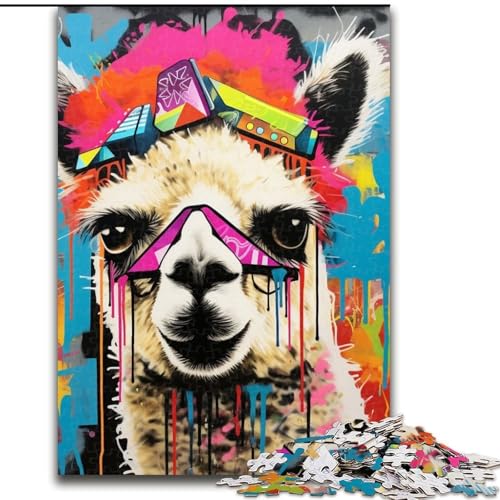 Puzzle für Erwachsene, 1000 Teile, Alpaka-Puzzle für Erwachsene, 26x38cm, Eltern, Partner, Freunde – ab 14 Jahren Puzzle für Erwachsene, 1000 Teile, Alpaka-Puzzle für Erwachsene, 26x38cm, Eltern, Partner, Freunde – ab 14 Jahren von LYXIANY