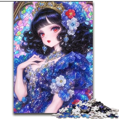 Puzzle für Erwachsene, 1000 Teile, Anime-Mädchen, Lernspiele, Heimdekoration, geeignet für die Schreibtischdekoration (Größe 26x38cm) von LYXIANY