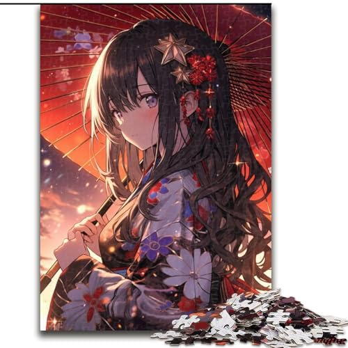 Puzzle für Erwachsene, 1000 Teile, Anime-Mädchen-Puzzle aus Holz, anspruchsvolles Denkspiel für Teenager, Familienspaß, interaktives Spiel, Größe 50x75cm Puzzle für Erwachsene, 1000 Teile, Anime-Mädchen-Puzzle aus Holz, anspruchsvolles Denkspiel für Teenager, Familienspaß, interaktives Spiel, Größe 50x75cm von LYXIANY