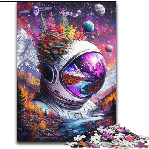 Puzzle für Erwachsene, 1000 Teile, Astronauten-Berge-Puzzle, Denksportspiel für Teenager, Familienspieleabend (Größe 26x38cm) von LYXIANY
